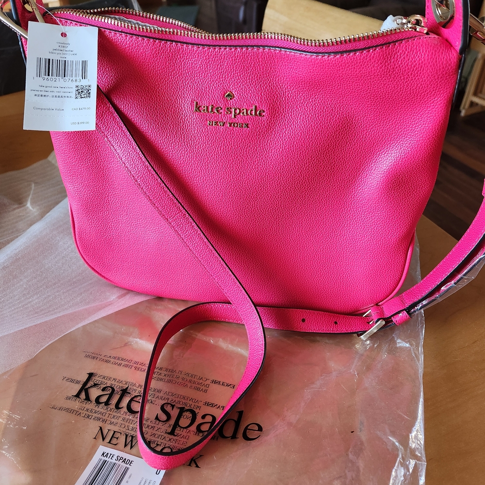 Kate Spade Bikini Pink Crossbody Bag - Picture 9 of 9